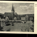 Saalfeld / Saale, am Marktplatz, Kirche