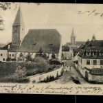 Weissenburg, Elsass, Ortsansicht bei der Luisenruh