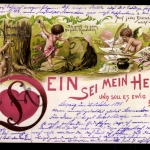 Engel schreiben Grüße