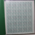 DDR Bogensatz der kleinen Bauten-Serie im StTdr, 15 Bögen