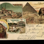 Ägypten, Citadelle, Sphynx et Pyramide, Theatre Khedivial