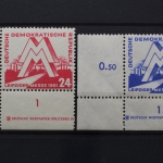DDR, MiNr. 282-283, Ecke links unten mit DZ, postfrisch