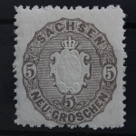 Sachsen, MiNr. 19, postfrisch
