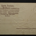 Winkendes Mädchen, Grüss Gott!, Prägekarte
