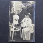 Großherzog Friedrich und Großherzogin Alexandra mit Söhnen