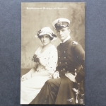 Kapitänleutnant Weddingen mit Gemahlin
