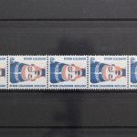 Berlin, MiNr. 814 R, Fünferstreifen, ZN 315, postfrisch