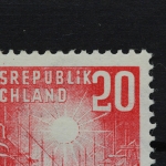 Deutschland (BRD), MiNr. 112 PLF I, Falz