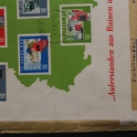 DDR, Block 19 auf Einschreibe-Brief nach Brome