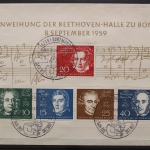 Deutschland (BRD), MiNr. Block 2, Dortmund Gartenschau, EST