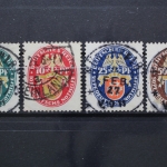 Deutsches Reich, MiNr. 398-401, gestempelt