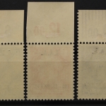 Deutsches Reich, MiNr. 407-409, Oberrand, Falz im OR, postfrisch