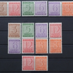 SBZ, MiNr. W Zd 13 - S Zd 6, Falz