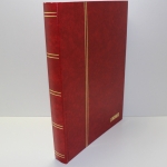 Lindner, Einsteckbuch Standard, 32 weiße Seiten, rot