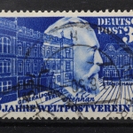 Deutschland (BRD), MiNr. 116 PLF II, gestempelt