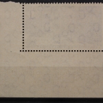 BRD, MiNr. 116, Ecke re. unten mit Druckdatum 27.9.49, postfrisch