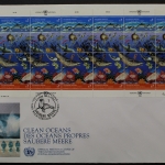 UNO Wien, MiNr. 127-128, Zd-Bogen, FDC