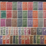 SBZ West-Sachsen, MiNr. 116-165, Kollektion, postfrisch