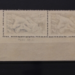 Saarland, MiNr. 284, Paar, Ecke mit Druckdatum, postfrisch