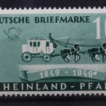 FZ Rheinland Pfalz, MiNr. 49, Druckzufälligkeit, postfrisch