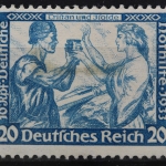 Deutsches Reich, MiNr. 505 A, Falz