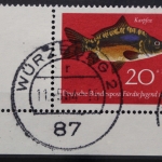 Deutschland (BRD), MiNr. 414, Ecke links unten, gestempelt