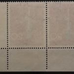 Deutschland, MiNr. 442, waag. Paar, Ecke re. unten, FN 1, gestempelt