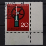 Deutschland (BRD), MiNr. 442, Ecke rechts unten, FN 2, gestempelt