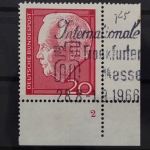 Deutschland (BRD), MiNr. 429, Ecke rechts unten, FN 2, gestempelt