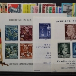 DDR, MiNr. 447-745, Jahrgänge 1955-1959, Kollektion, postfrisch