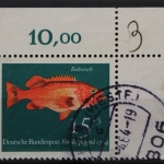 Deutschland (BRD), MiNr. 413, Ecke rechts oben, gestempelt