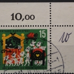 Deutschland (BRD), MiNr. 409, Ecke rechts oben, gestempelt