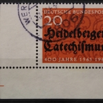 Deutschland (BRD), MiNr. 396, Ecke links unten, gestempelt