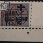 Deutschland (BRD), MiNr. 391, Ecke rechts unten, FN 2, gestempelt