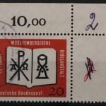 Deutschland (BRD), MiNr. 382, Ecke rechts oben, gestempelt