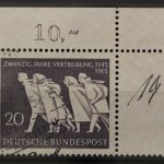 Deutschland (BRD), MiNr. 479, Ecke rechts oben, gestempelt
