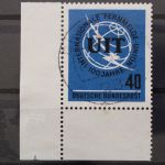Deutschland (BRD), MiNr. 476, Ecke links unten, gestempelt