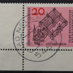 Deutschland (BRD), MiNr. 428, Ecke links unten, gestempelt