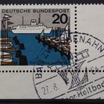Deutschland (BRD), MiNr. 418, Ecke rechts unten, FN 2, gestempelt