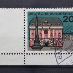Deutschland (BRD), MiNr. 424, Ecke links unten, gestempelt