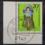 Deutschland (BRD), MiNr. 572, Ecke links unten, gestempelt