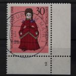 Deutschland (BRD), MiNr. 573, Ecke rechts unten, FN 2, gestempelt