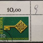 Deutschland (BRD), MiNr. 559, Ecke rechts oben, gestempelt