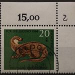 Deutschland (BRD), MiNr. 550, Ecke rechts oben, gestempelt
