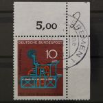 Deutschland (BRD), MiNr. 546, Ecke rechts oben, gestempelt