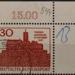 Deutschland (BRD), MiNr. 544, Ecke rechts oben, gestempelt