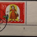 Deutschland (BRD), MiNr. 540, Ecke rechts unten, FN 1, gestempelt