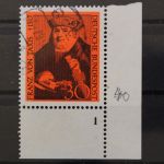 Deutschland (BRD), MiNr. 535, Ecke rechts unten, FN 1, gestempelt