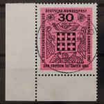 Deutschland (BRD), MiNr. 536. Ecke links unten, gestempelt