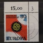 Deutschland (BRD), MiNr. 533. Ecke rechts oben, gestempelt